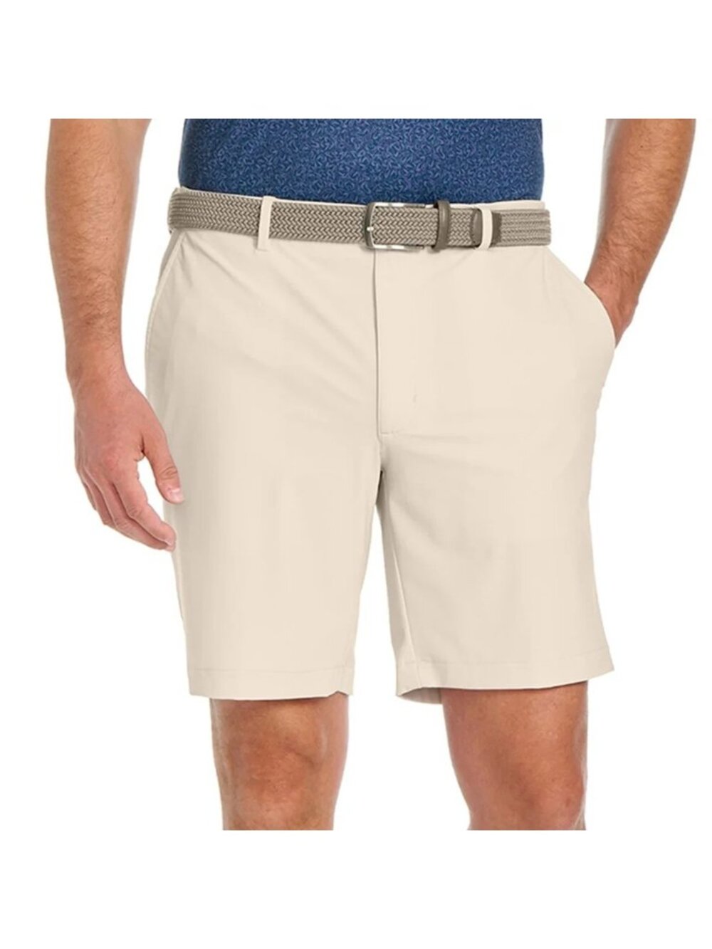 NWT Greg Norman Stretch Performance Shorts Men's 30 Tan Moisture-Wicking